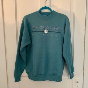 Vintage Mackinac Island Mockneck Sweatshirt